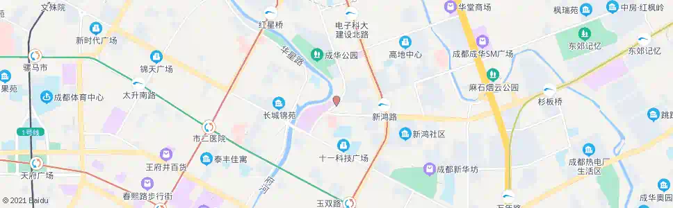 成都猛追湾街_公交站地图_成都公交_妙搜公交查询2025