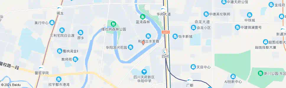 成都伏龙桥_公交站地图_成都公交_妙搜公交查询2025
