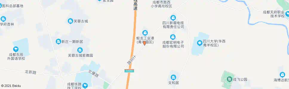 成都蛟龙工业港_公交站地图_成都公交_妙搜公交查询2025