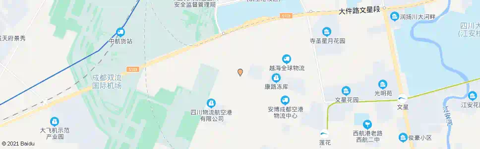 成都航枢大道航枢一路口_公交站地图_成都公交_妙搜公交查询2025
