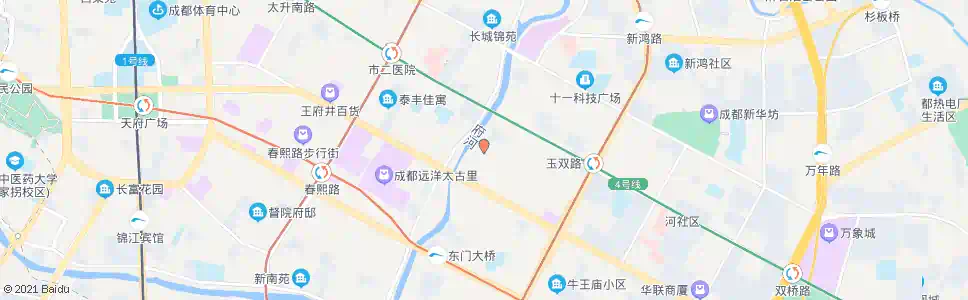 成都望平街北_公交站地图_成都公交_妙搜公交查询2025