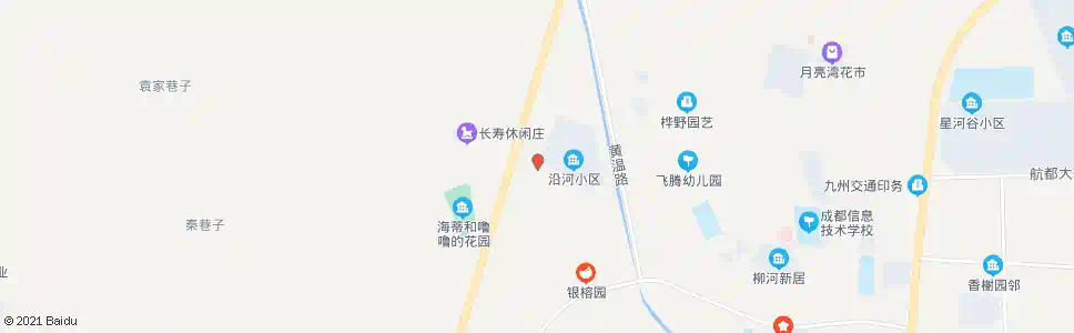 成都沿河村新区_公交站地图_成都公交_妙搜公交查询2025