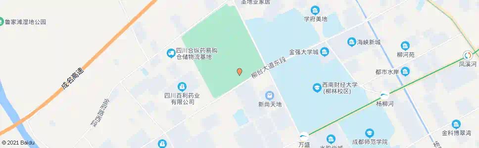 成都中医药大学南门_公交站地图_成都公交_妙搜公交查询2025