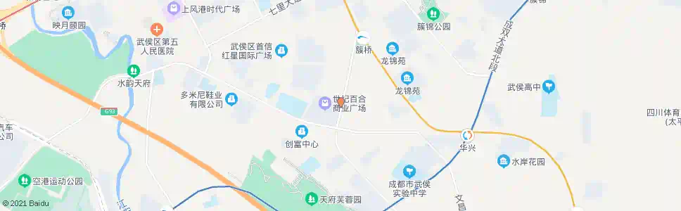 成都武侯大道金履一路口_公交站地图_成都公交_妙搜公交查询2025