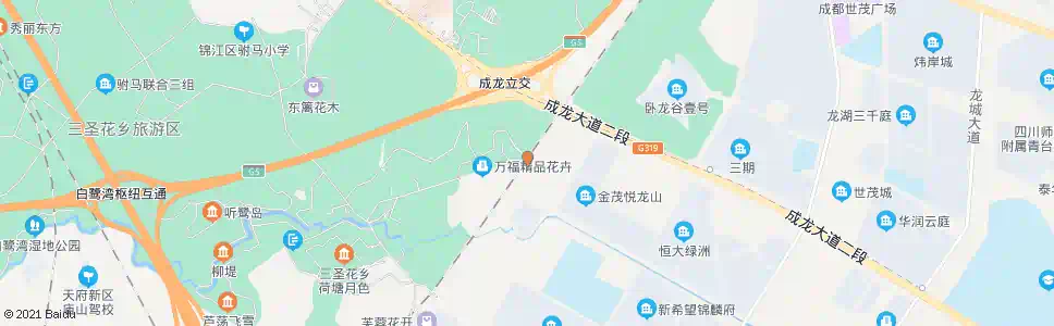 成都成万路成龙大道口_公交站地图_成都公交_妙搜公交查询2025