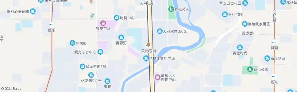 成都地铁天府五街站_公交站地图_成都公交_妙搜公交查询2025