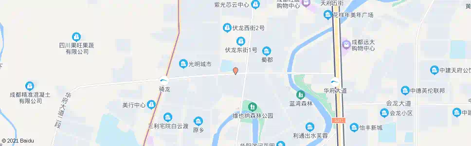 成都华府大道益州大道口_公交站地图_成都公交_妙搜公交查询2025