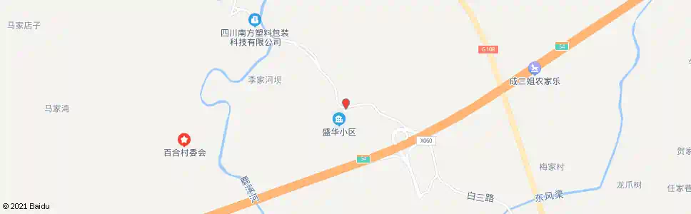 成都盛华小区_公交站地图_成都公交_妙搜公交查询2025