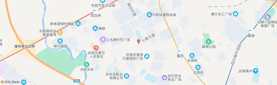 成都七里大道金兴南路口_公交站地图_成都公交_妙搜公交查询2025