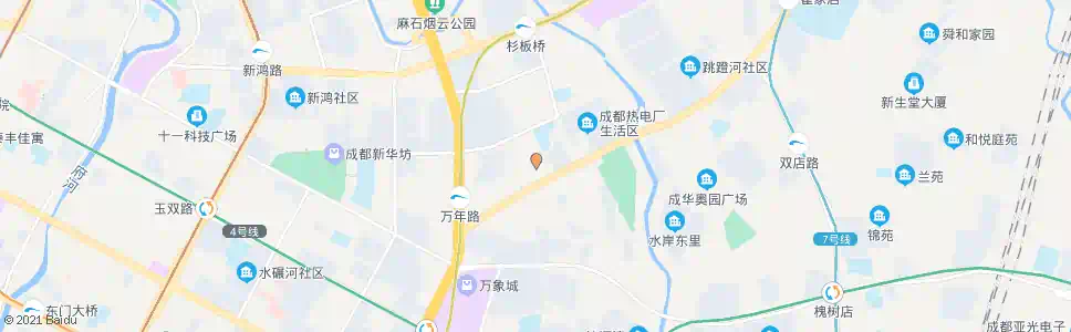 成都杉板桥南一路中_公交站地图_成都公交_妙搜公交查询2025