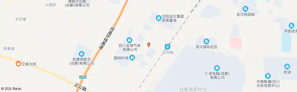 成都朱家庙路东_公交站地图_成都公交_妙搜公交查询2025