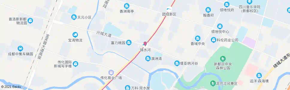 成都锦水河_公交站地图_成都公交_妙搜公交查询2025