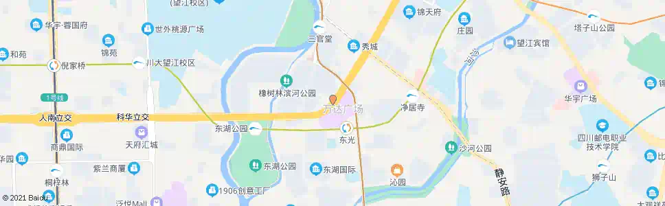 成都二环东五段_公交站地图_成都公交_妙搜公交查询2025