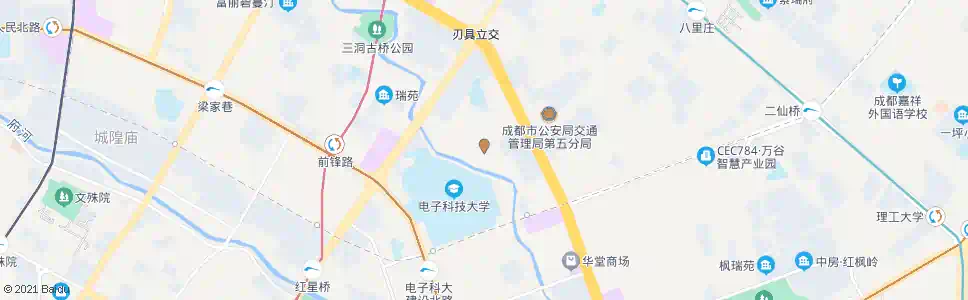 成都踏水桥北街西_公交站地图_成都公交_妙搜公交查询2025