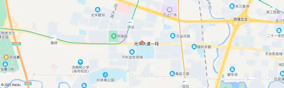 成都万家湾公交_公交站地图_成都公交_妙搜公交查询2025