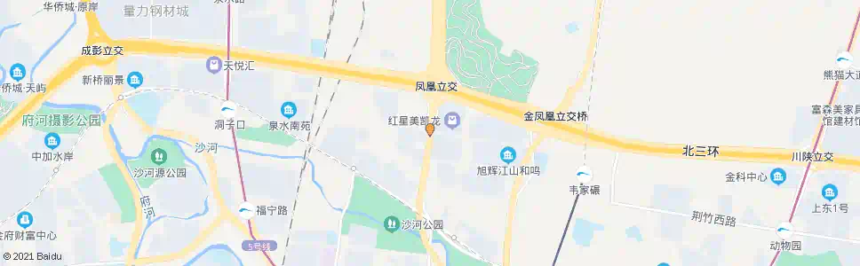 成都八里桥路北_公交站地图_成都公交_妙搜公交查询2025