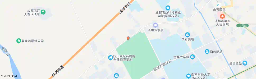 成都中医药大学北门_公交站地图_成都公交_妙搜公交查询2025