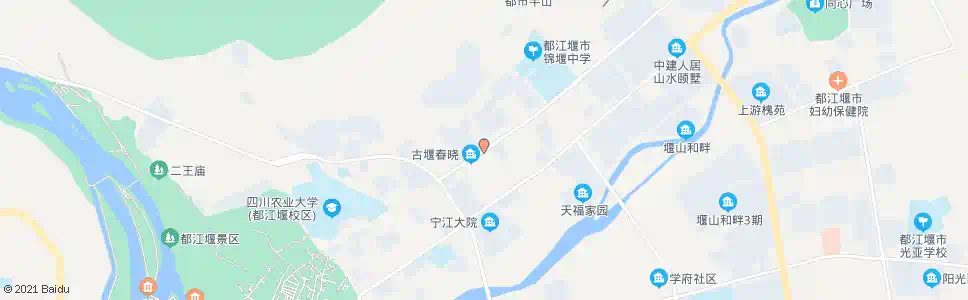 成都古堰春晓_公交站地图_成都公交_妙搜公交查询2025