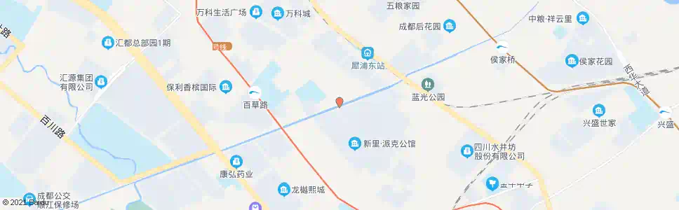 成都金粮路_公交站地图_成都公交_妙搜公交查询2025