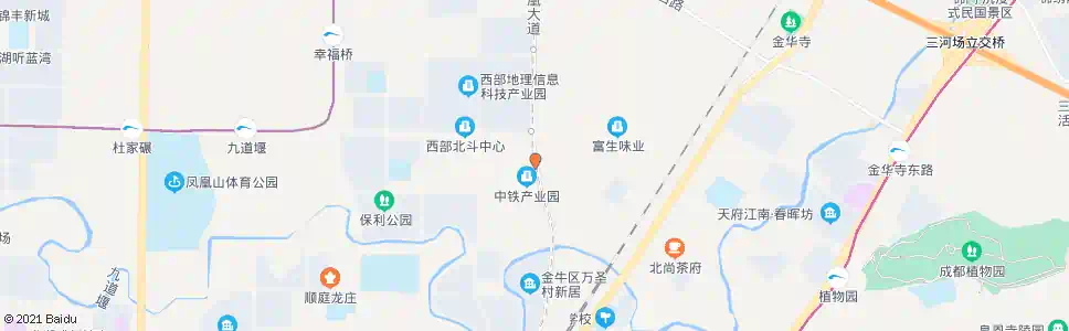 成都万石路北_公交站地图_成都公交_妙搜公交查询2025