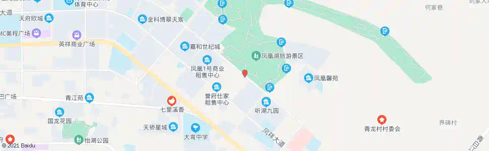 成都凤凰湖_公交站地图_成都公交_妙搜公交查询2025