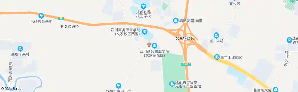 成都商务学院_公交站地图_成都公交_妙搜公交查询2025