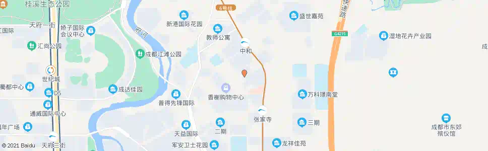 成都中胜路_公交站地图_成都公交_妙搜公交查询2025