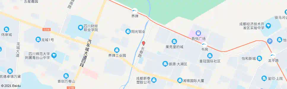 成都北泉路长春路口_公交站地图_成都公交_妙搜公交查询2025