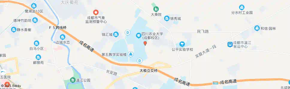 成都四川农大_公交站地图_成都公交_妙搜公交查询2025