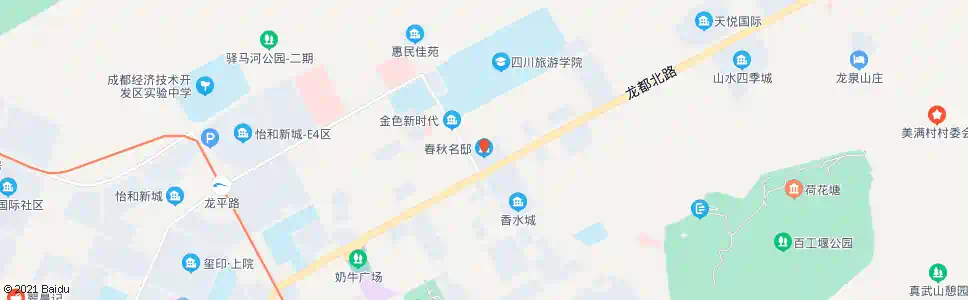 成都春秋名邸_公交站地图_成都公交_妙搜公交查询2025