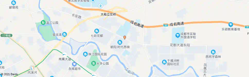 成都花都大道西段_公交站地图_成都公交_妙搜公交查询2025