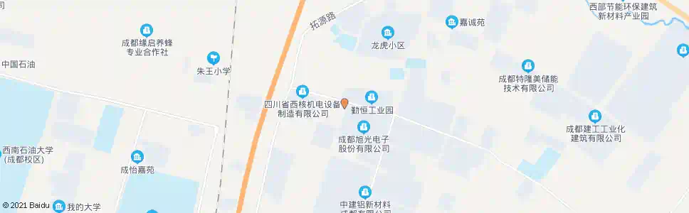 成都君跃路新工大道口_公交站地图_成都公交_妙搜公交查询2025