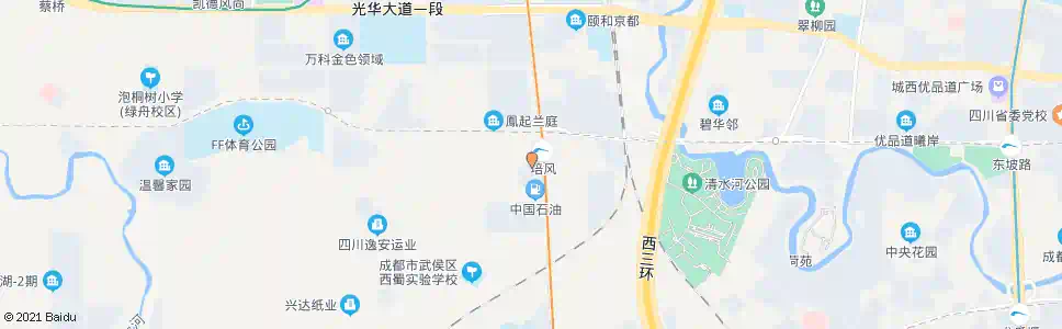 成都花龙门小区_公交站地图_成都公交_妙搜公交查询2025