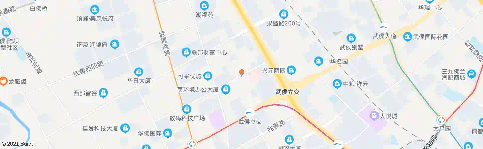 成都武科东二路_公交站地图_成都公交_妙搜公交查询2025