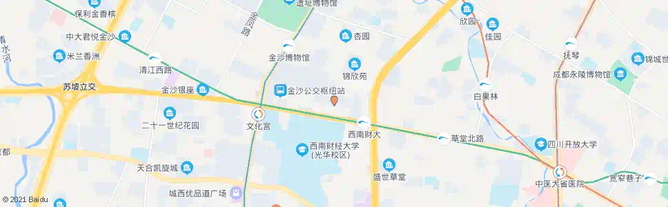 成都双清南路_公交站地图_成都公交_妙搜公交查询2025