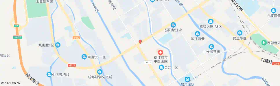 成都灌温路口_公交站地图_成都公交_妙搜公交查询2025