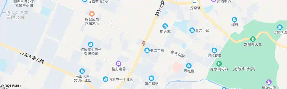 成都世纪大道星光路口_公交站地图_成都公交_妙搜公交查询2025