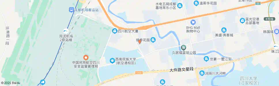 成都百港国际酒店_公交站地图_成都公交_妙搜公交查询2025