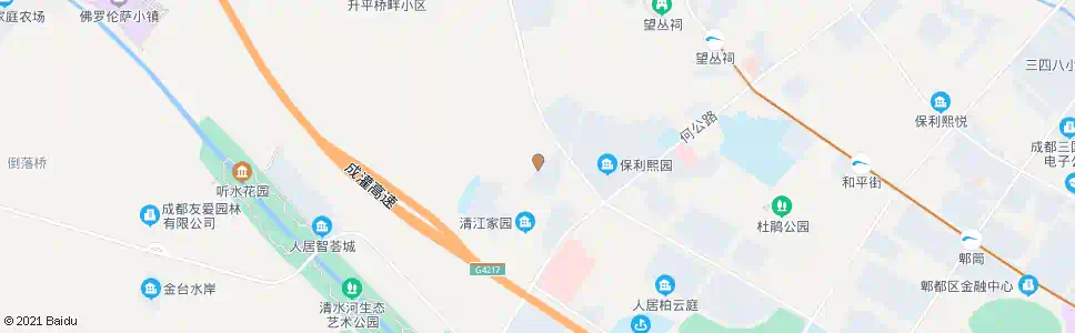 成都清江三街_公交站地图_成都公交_妙搜公交查询2025