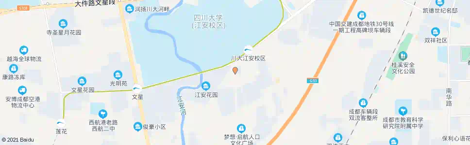 成都川大南路口_公交站地图_成都公交_妙搜公交查询2025