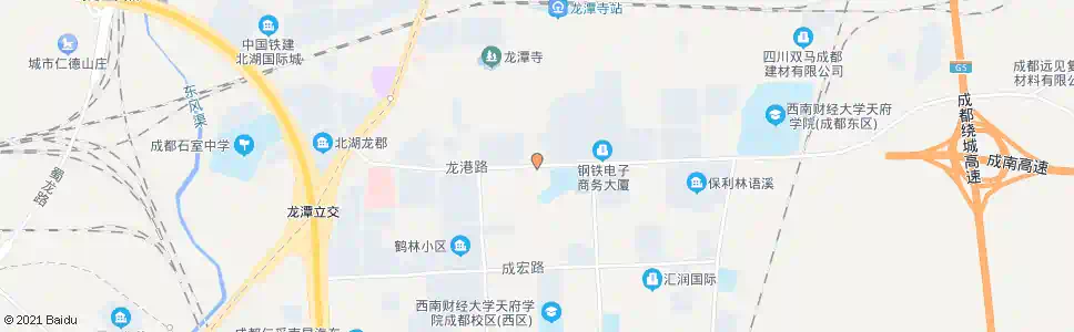 成都龙港路华彩路口_公交站地图_成都公交_妙搜公交查询2025