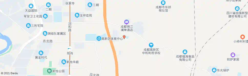 成都华新路北_公交站地图_成都公交_妙搜公交查询2025