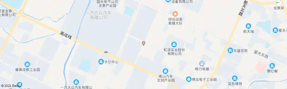 成都一汽国际物流_公交站地图_成都公交_妙搜公交查询2025