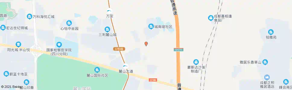 成都万安市场_公交站地图_成都公交_妙搜公交查询2025