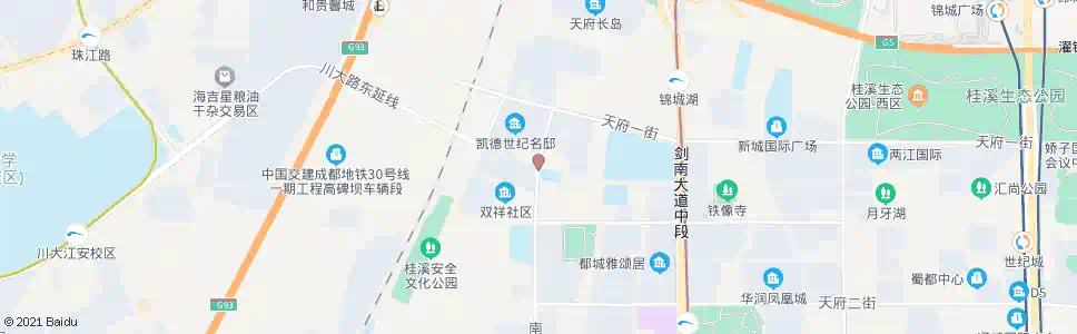 成都南华路盛安街口_公交站地图_成都公交_妙搜公交查询2025