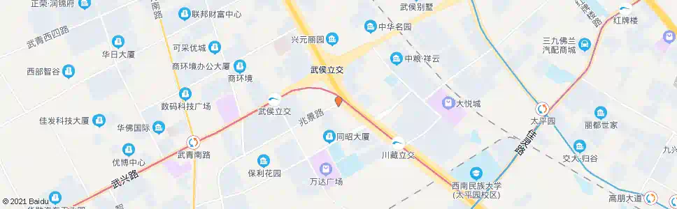 成都兆景路聚翠街口_公交站地图_成都公交_妙搜公交查询2025