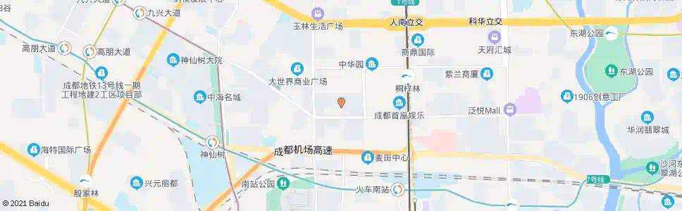 成都桐梓林路_公交站地图_成都公交_妙搜公交查询2025