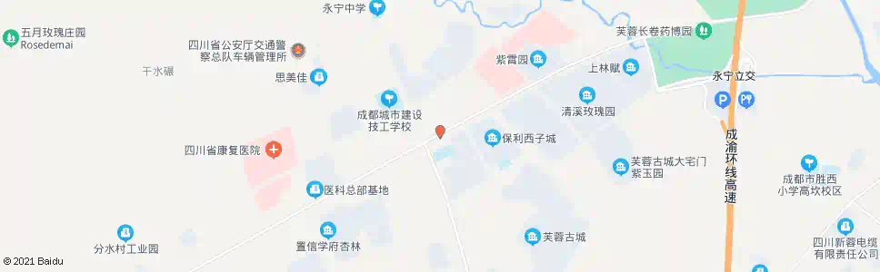 成都芙蓉大道文永路口_公交站地图_成都公交_妙搜公交查询2025