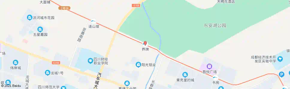 成都界牌社区_公交站地图_成都公交_妙搜公交查询2025