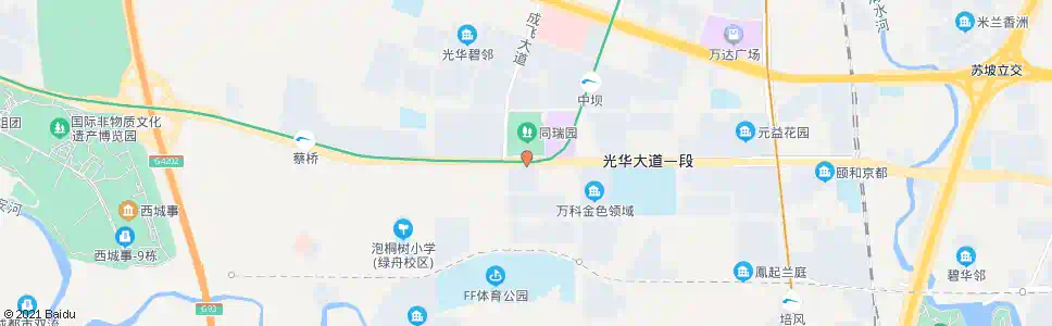 成都光华大道成飞大道口_公交站地图_成都公交_妙搜公交查询2025